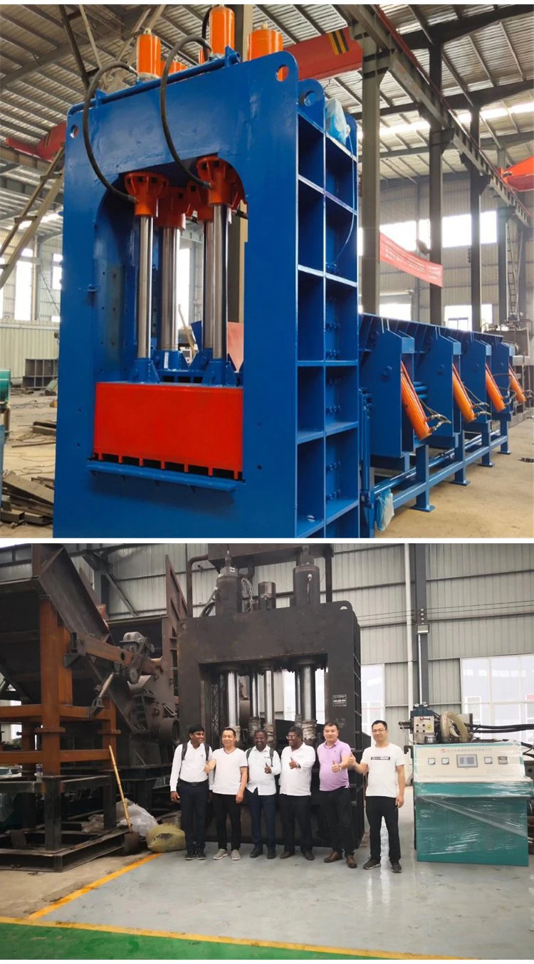 High-Efficiency Hydraulic Guillotine Shear Metal Scrap Gantry Steel Rebar Iron Shearing